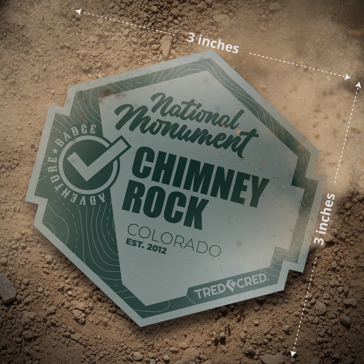 Sticker: Chimney Rock National Monument