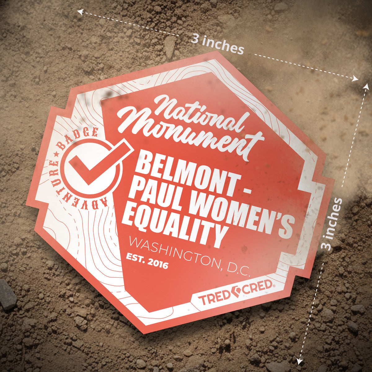Sticker: Belmont - Paul Women's Equality National Monument