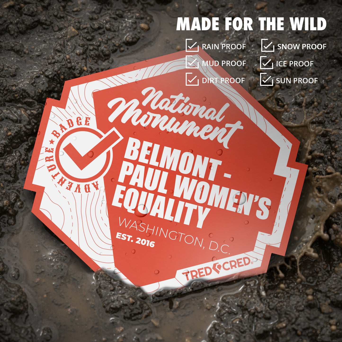 Sticker: Belmont - Paul Women's Equality National Monument