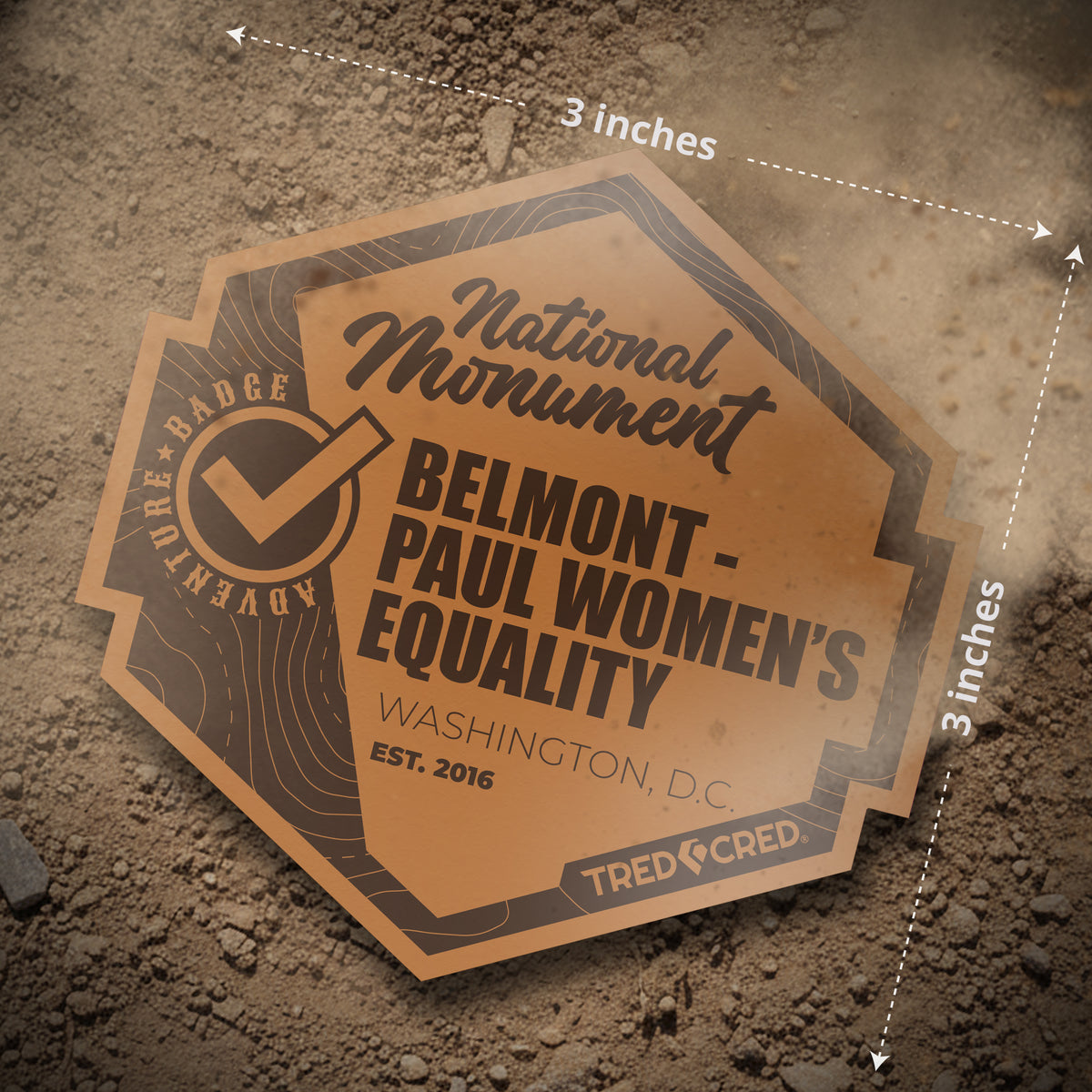 Sticker: Belmont - Paul Women's Equality National Monument