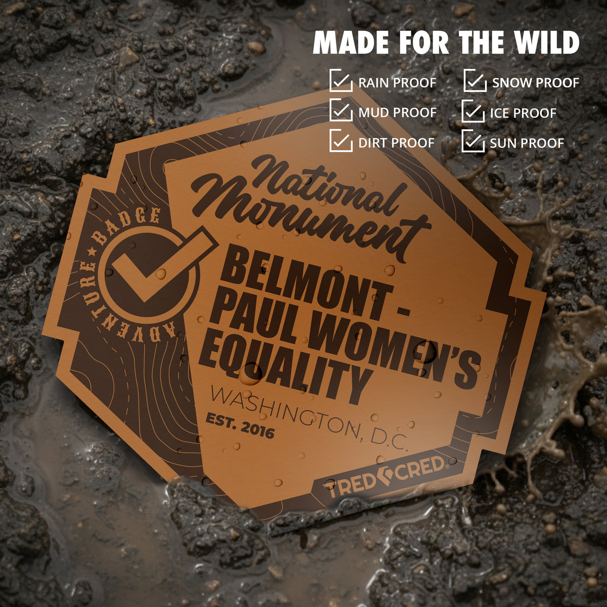 Sticker: Belmont - Paul Women's Equality National Monument