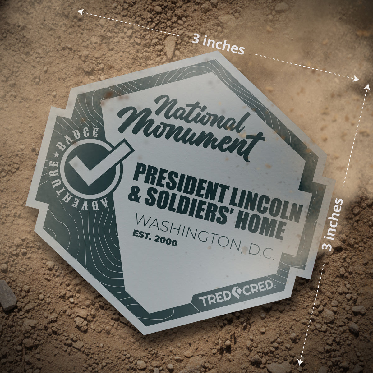 Sticker: President Lincoln & Soldiers' Home National Monument