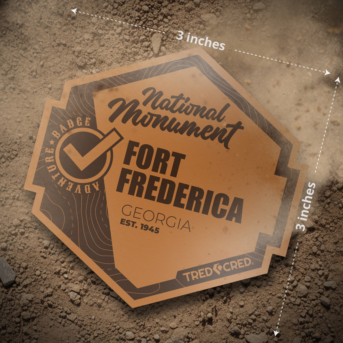 Sticker: Fort Frederica National Monument