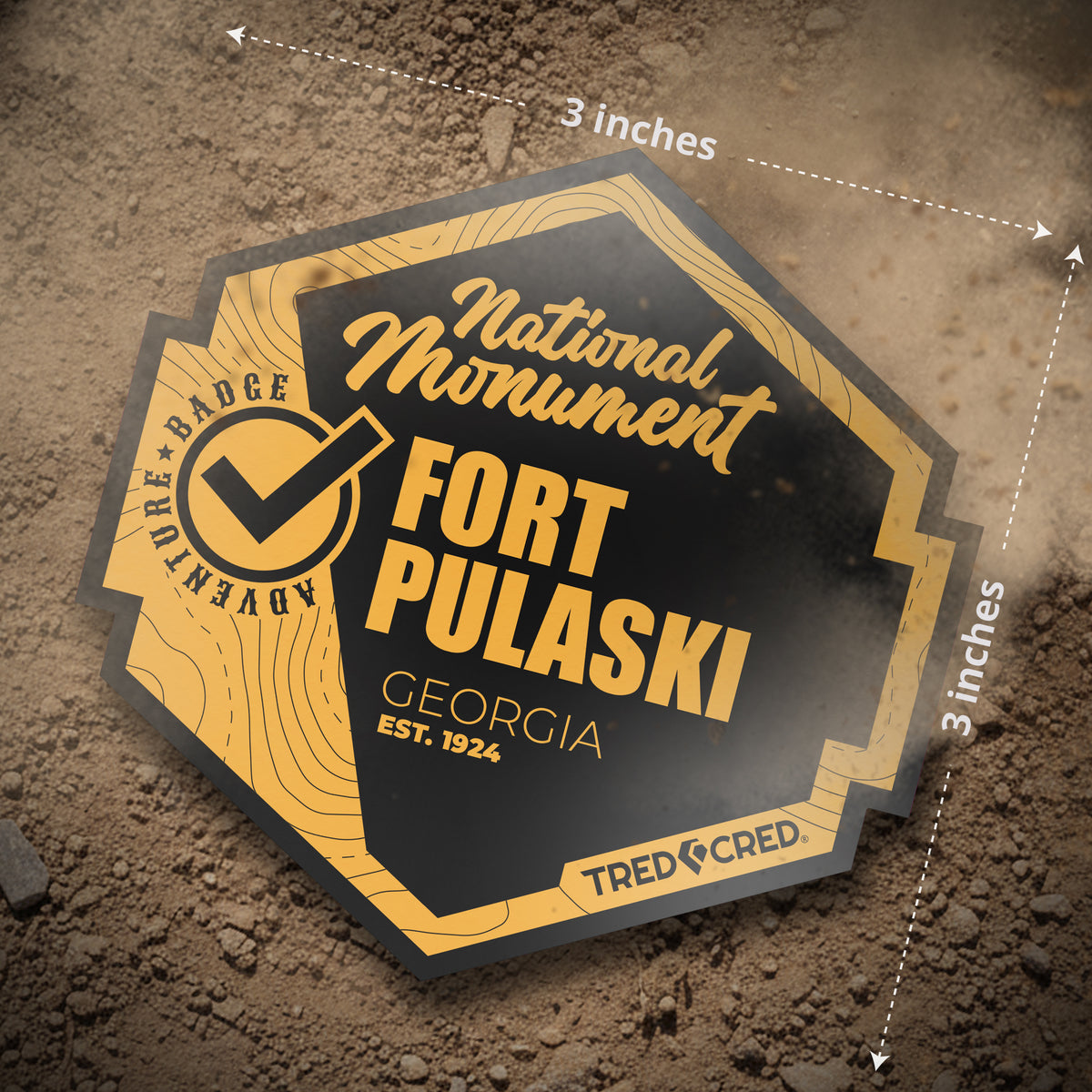 Sticker: Fort Pulaski National Monument