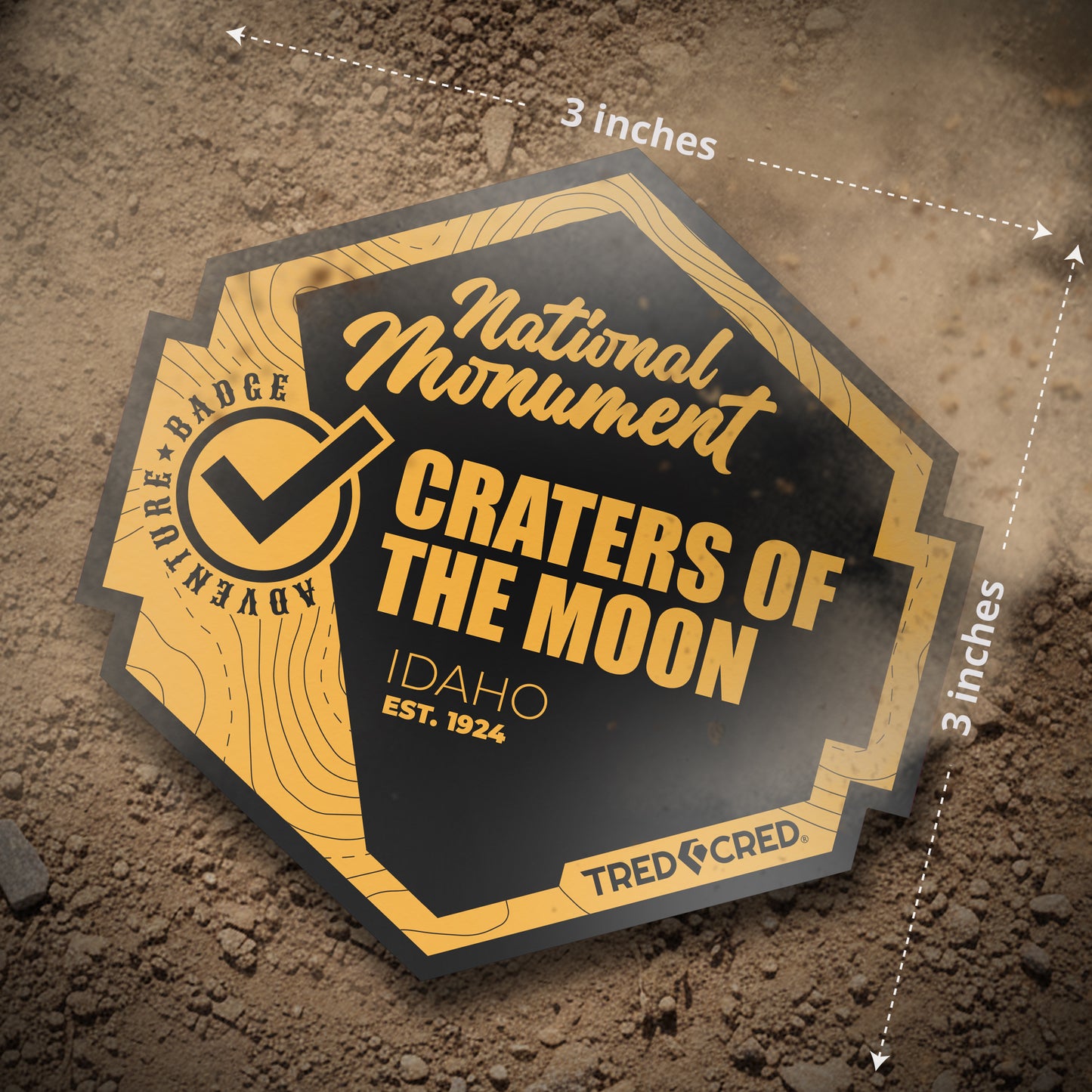 Sticker: Craters of the Moon National Monument