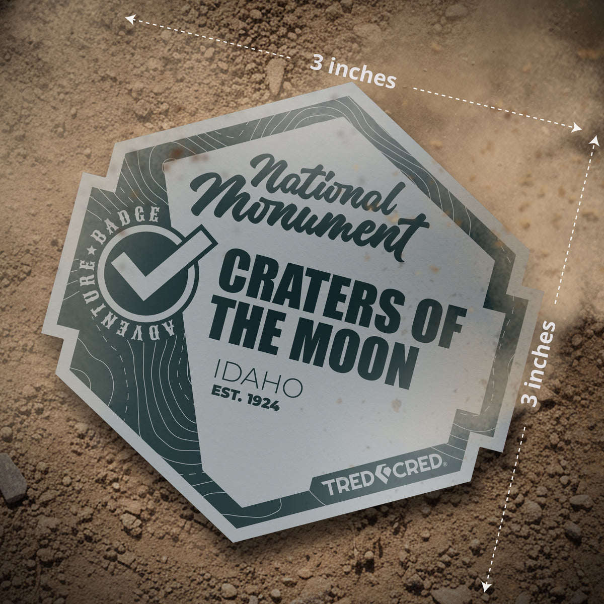 Sticker: Craters of the Moon National Monument