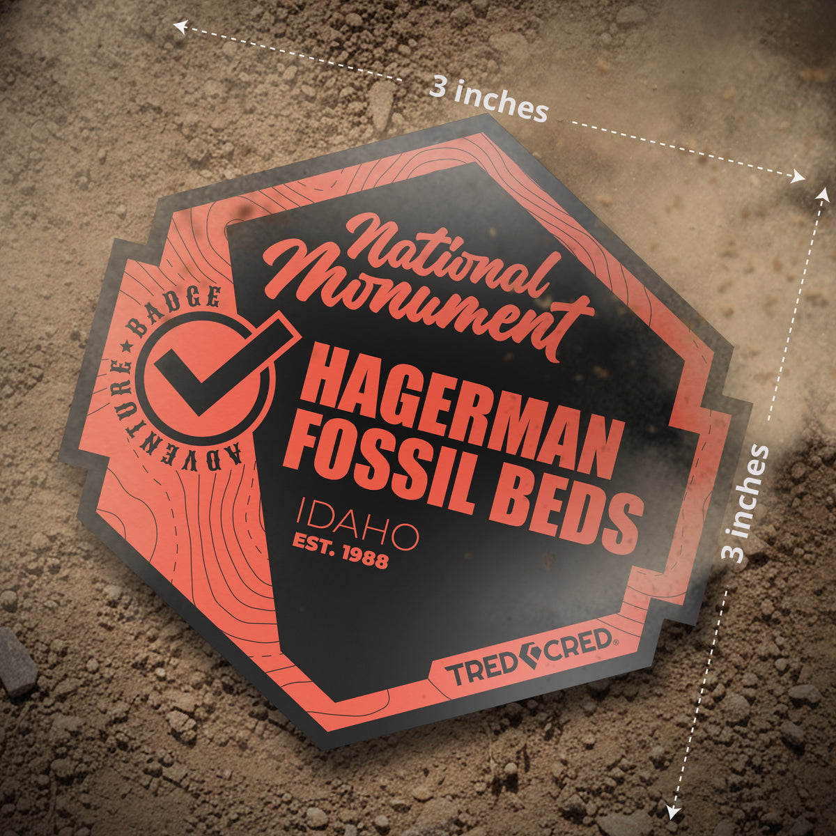 Sticker: Hagerman Fossil Beds National Monument
