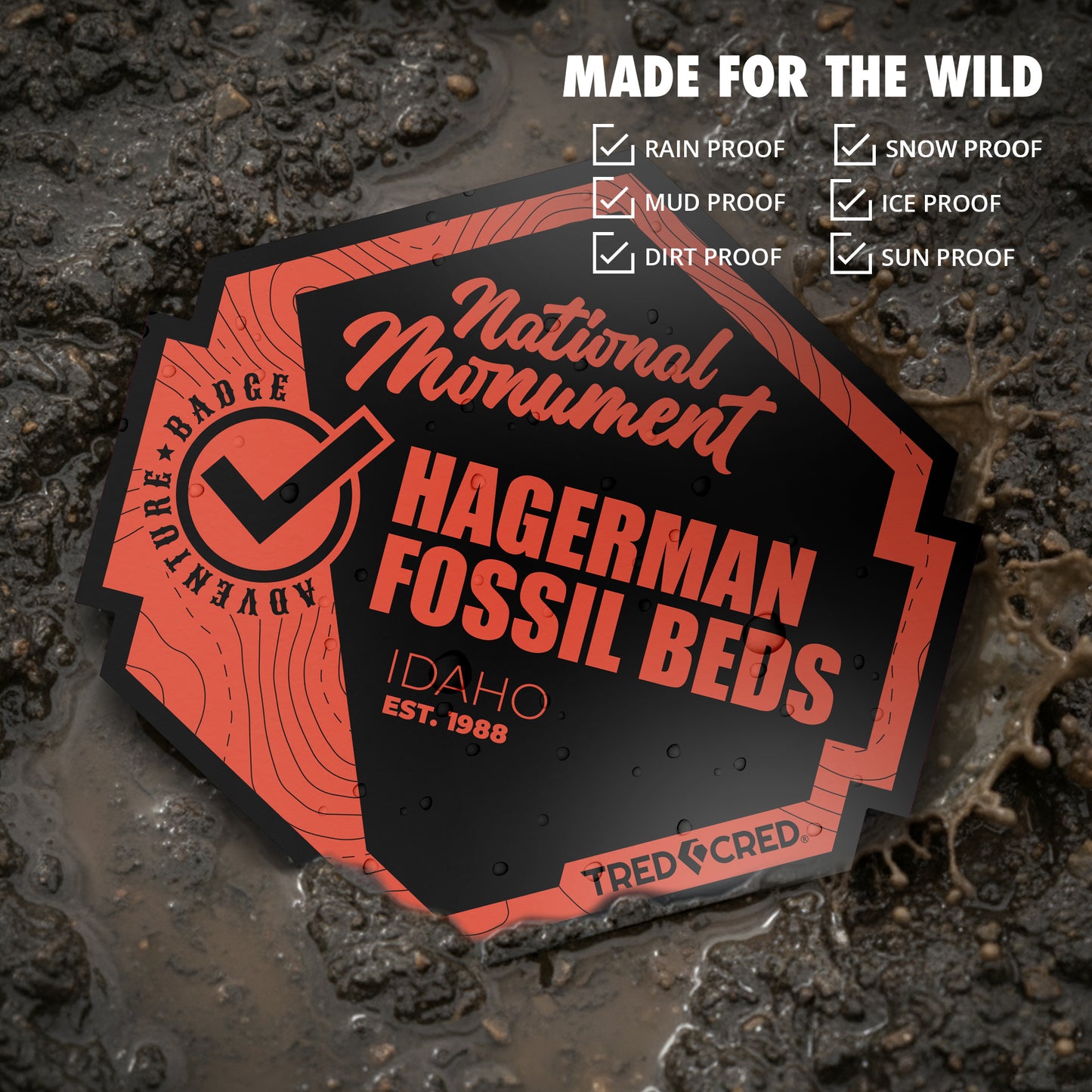 Sticker: Hagerman Fossil Beds National Monument