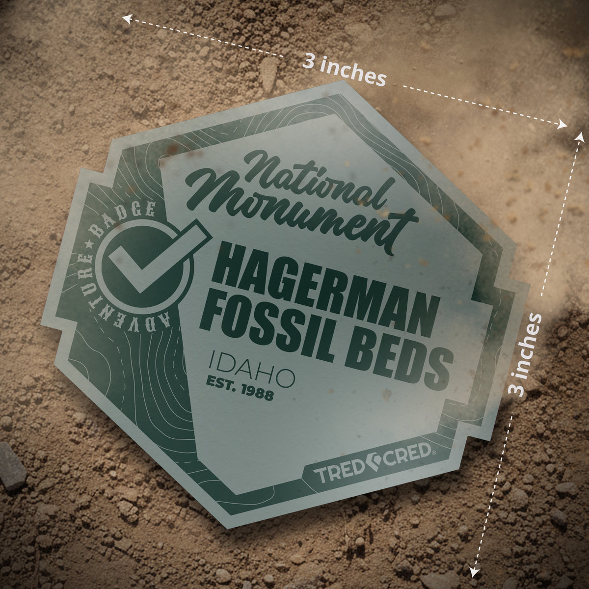Sticker: Hagerman Fossil Beds National Monument