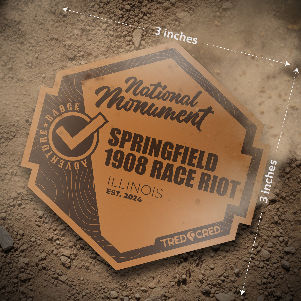 Sticker: Springfield 1908 Race Riot National Monument