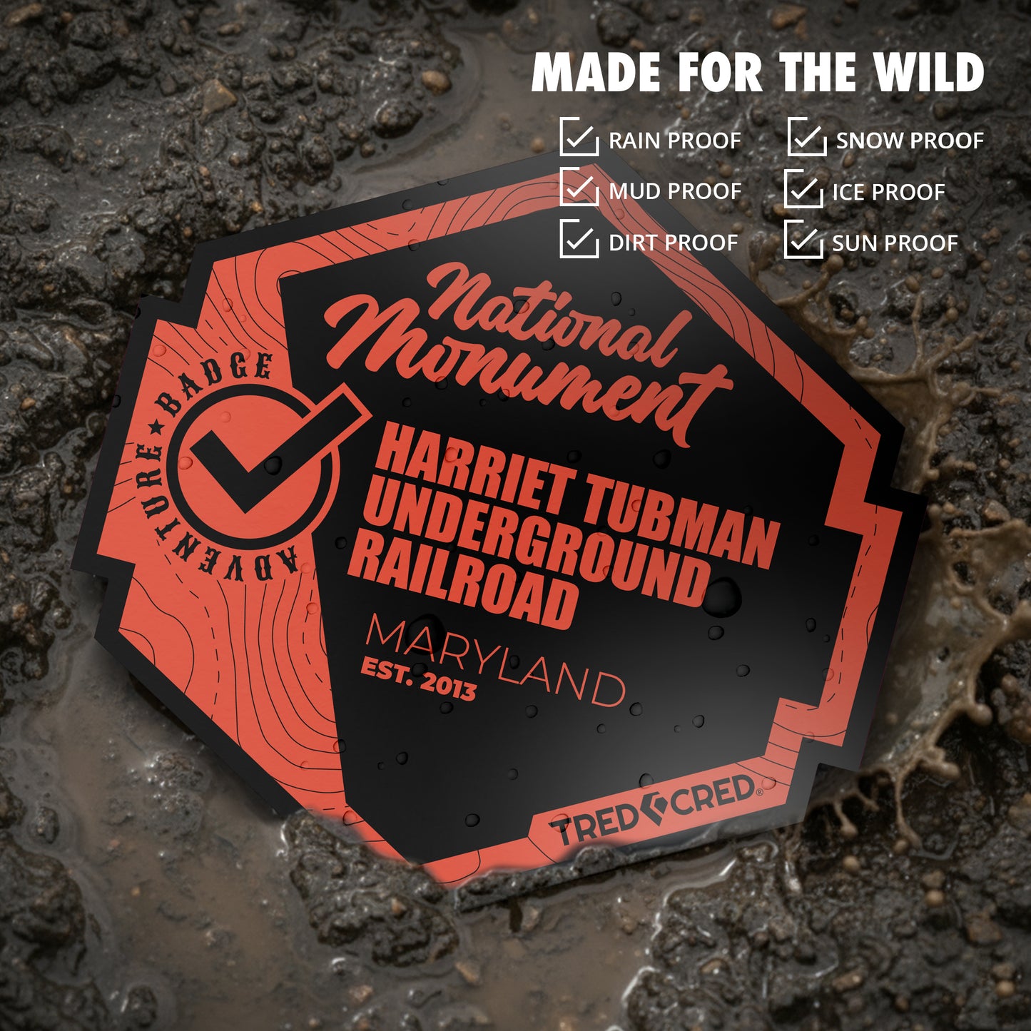 Sticker: Harriet Tubman Underground Railroad National Monument