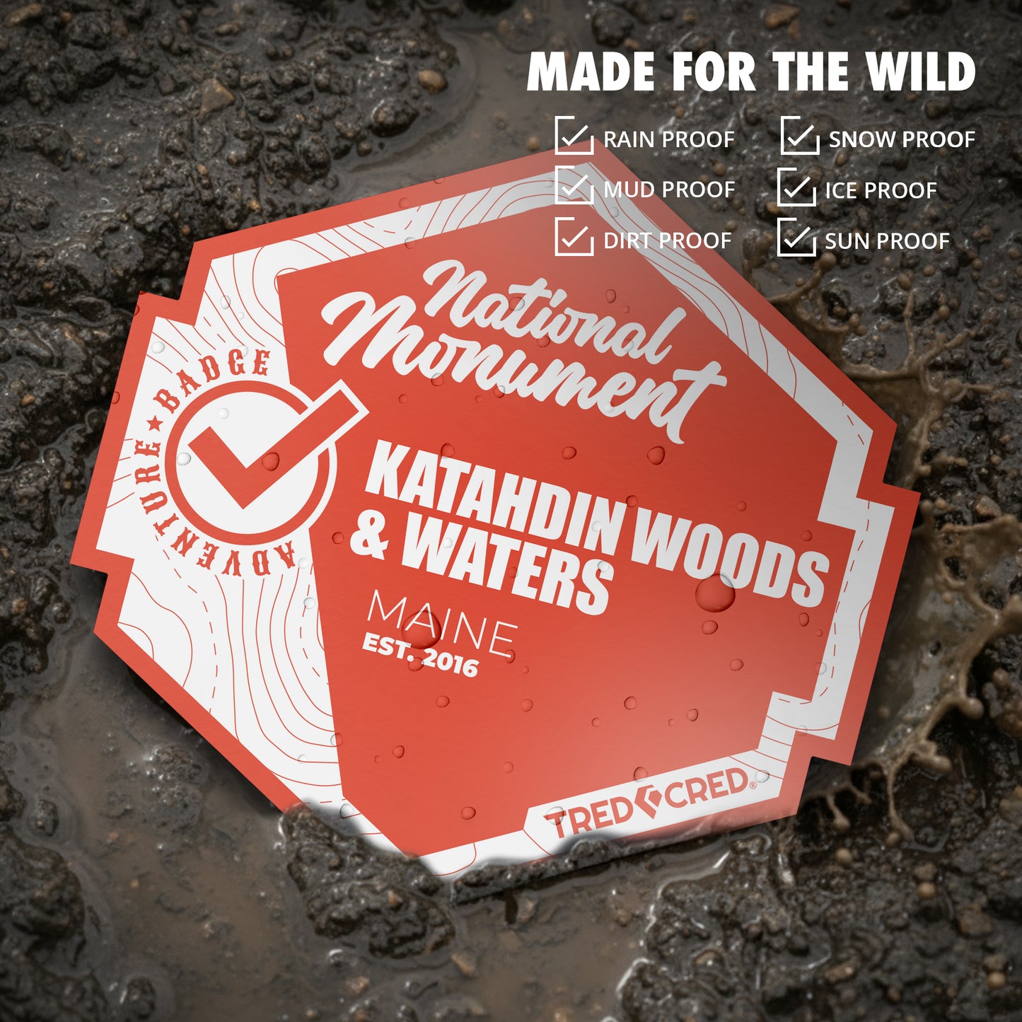 Sticker: Katahdin Woods & Waters National Monument