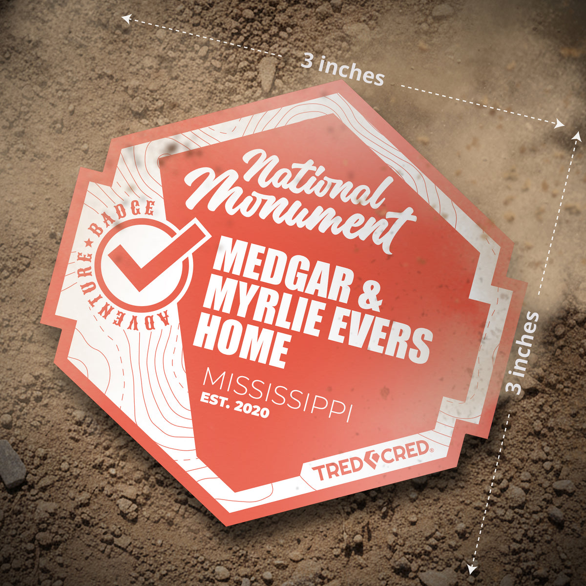 Sticker: Medgar & Myrlie Evers Home National Monument