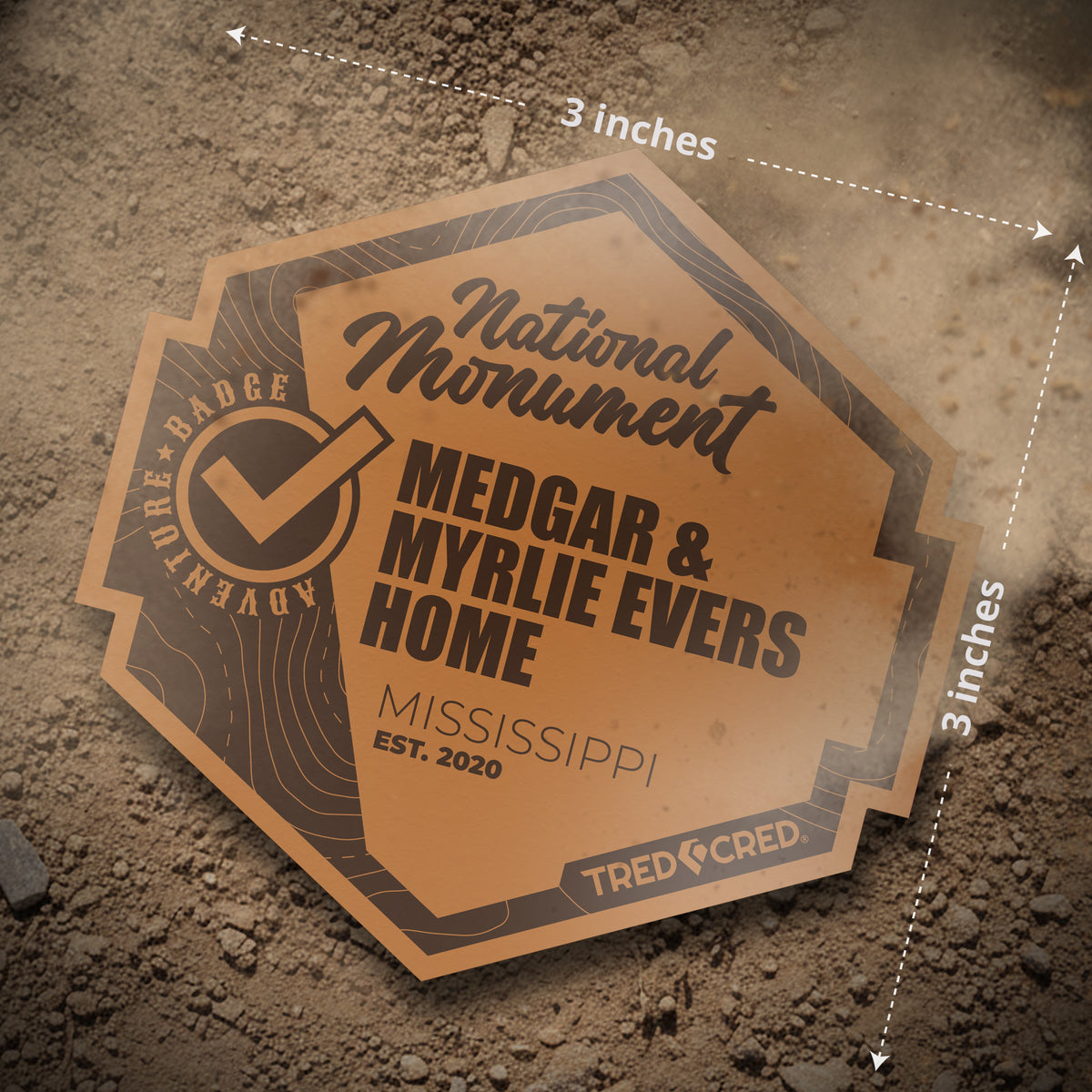 Sticker: Medgar & Myrlie Evers Home National Monument