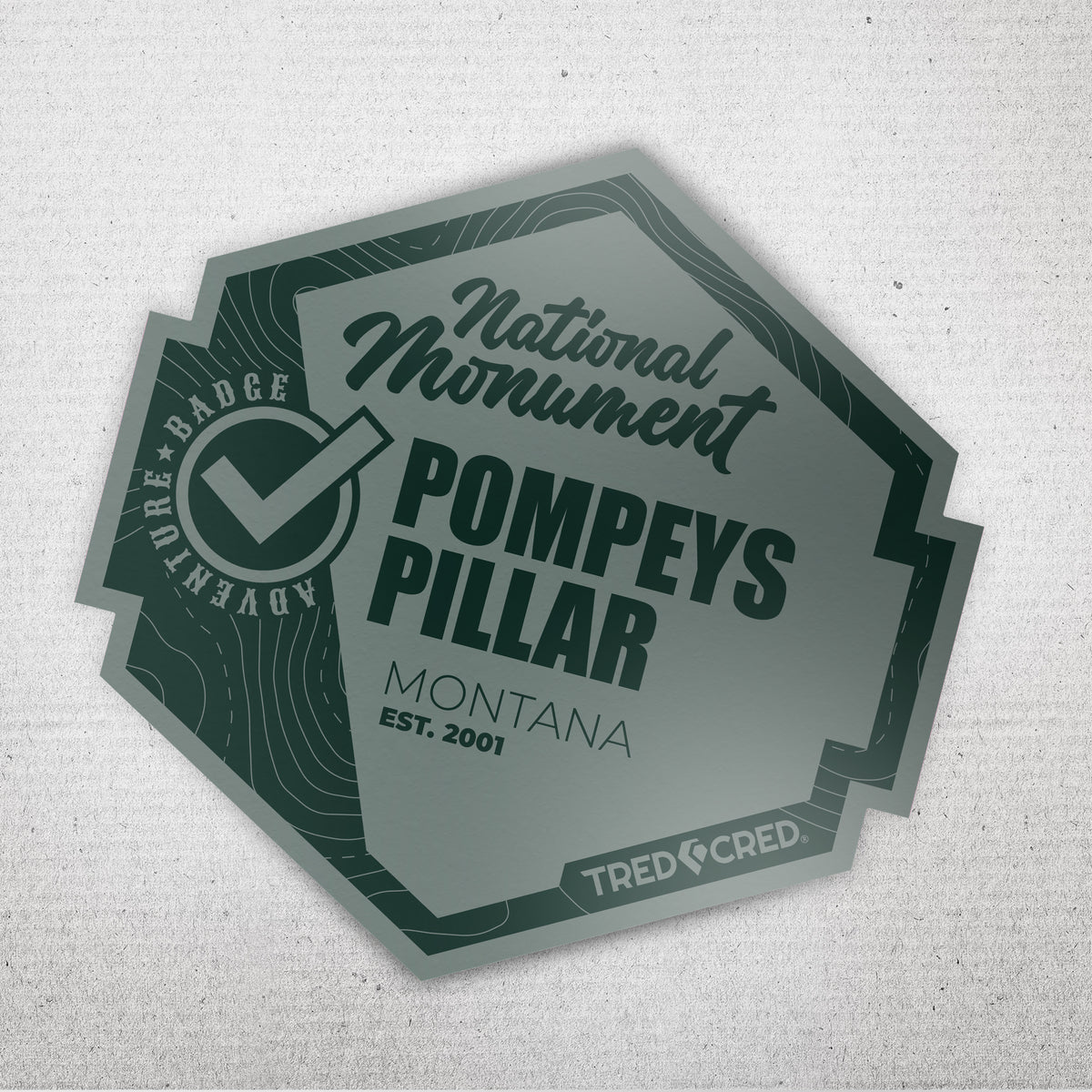Sticker: Pompeys Pillar National Monument