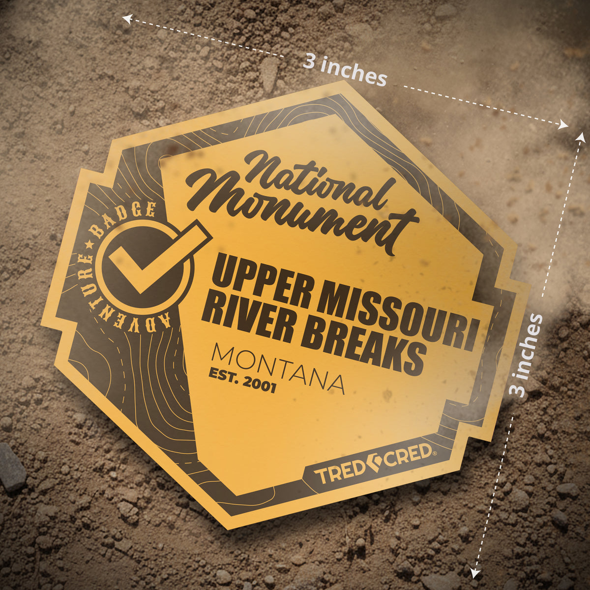 Sticker: Upper Missouri River Breaks National Monument
