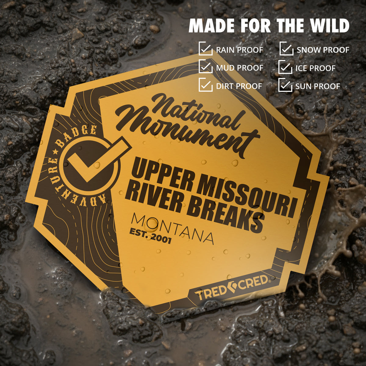 Sticker: Upper Missouri River Breaks National Monument