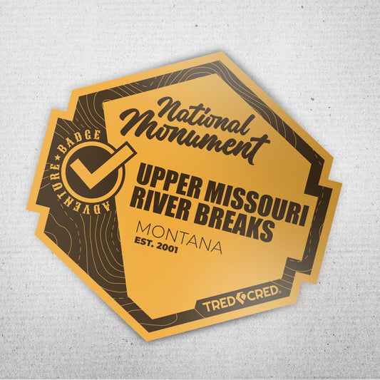 Sticker: Upper Missouri River Breaks National Monument