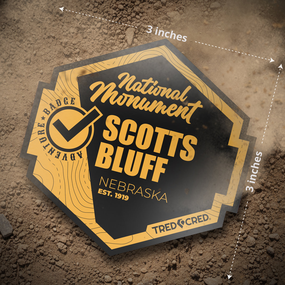 Sticker: Scotts Bluff National Monument