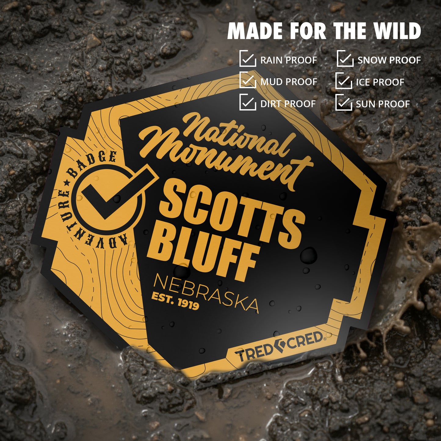 Sticker: Scotts Bluff National Monument