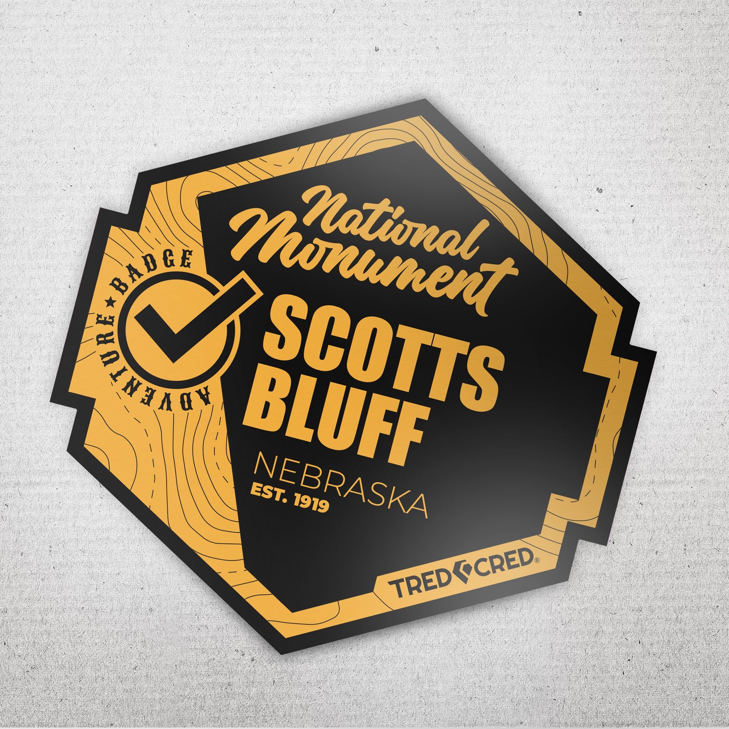 Sticker: Scotts Bluff National Monument