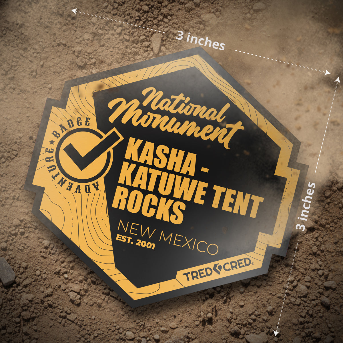 Sticker: Kasha - Katuwe Tent Rocks National Monument
