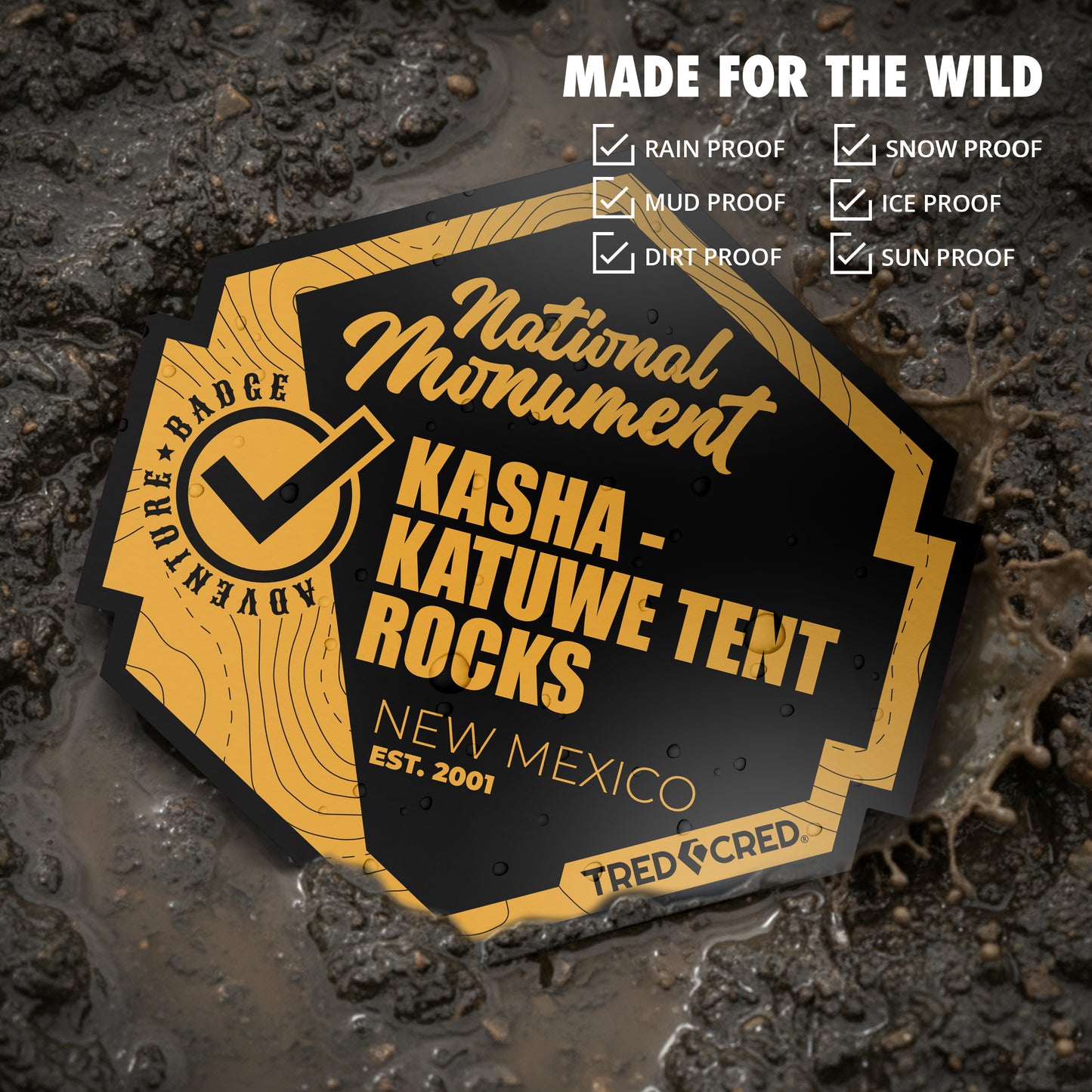 Sticker: Kasha - Katuwe Tent Rocks National Monument