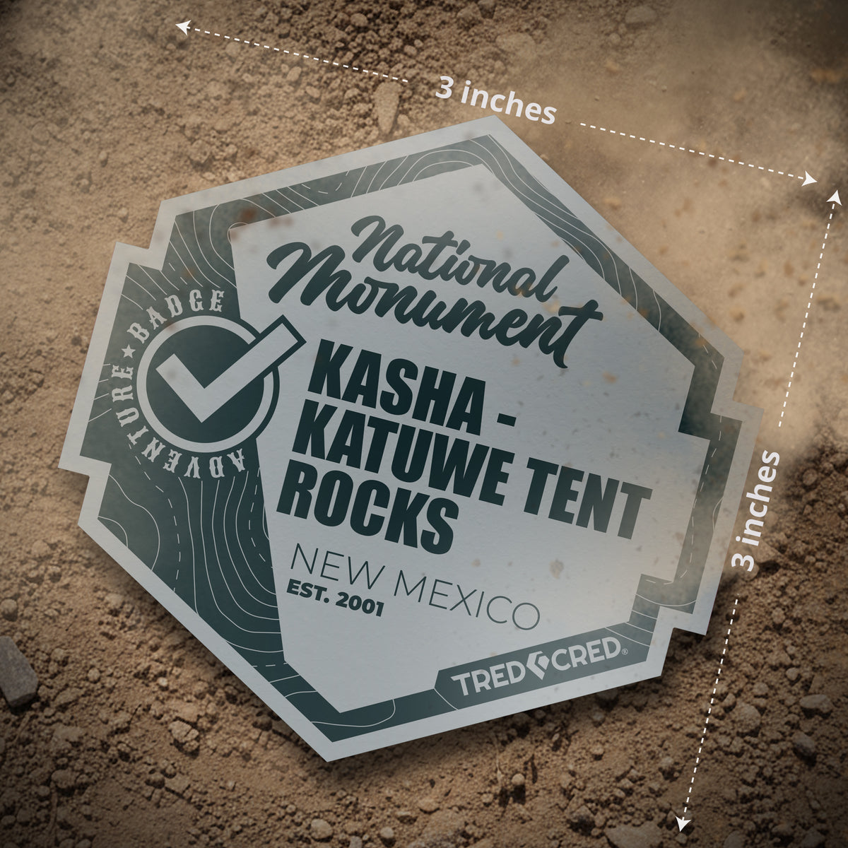 Sticker: Kasha - Katuwe Tent Rocks National Monument