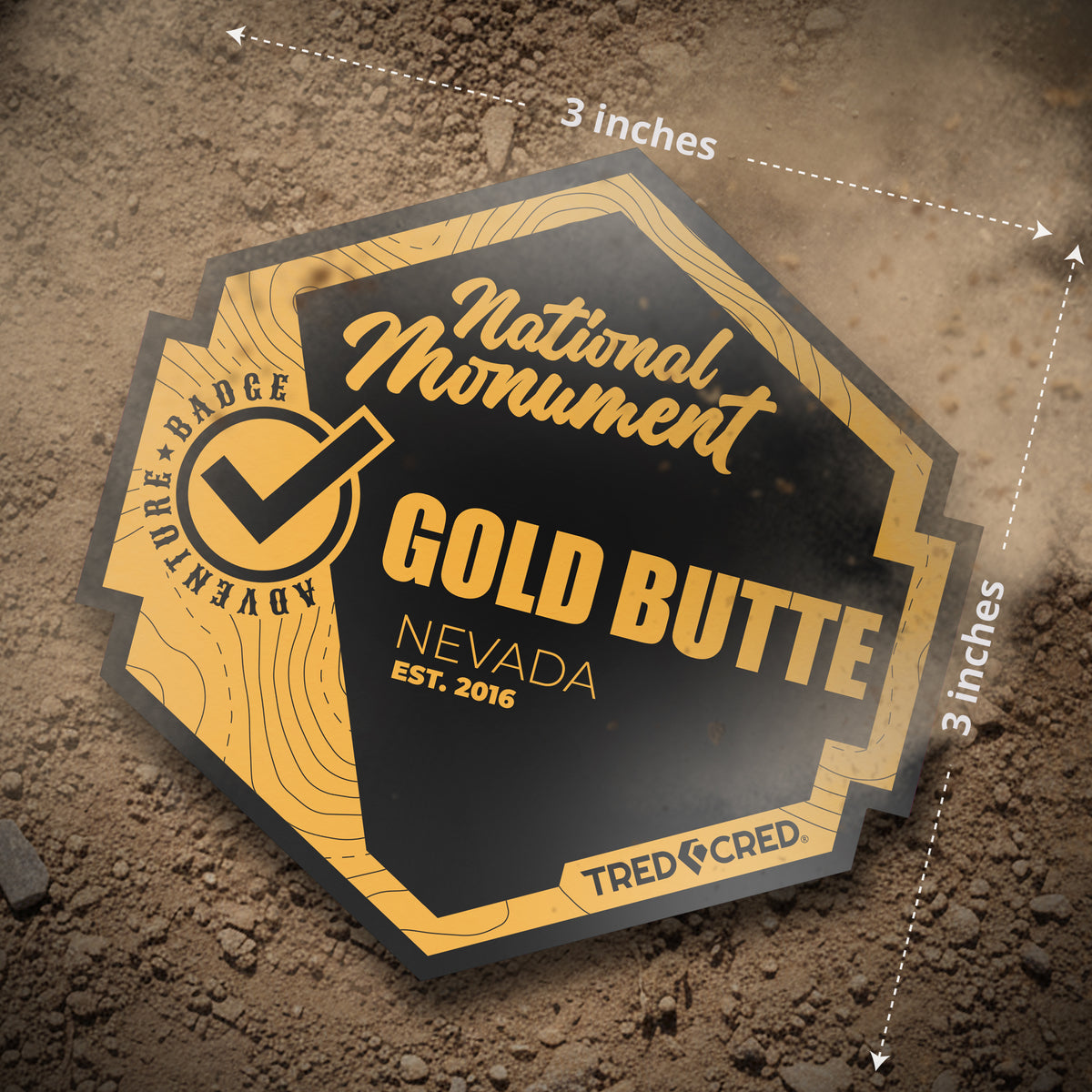 Sticker: Gold Butte National Monument