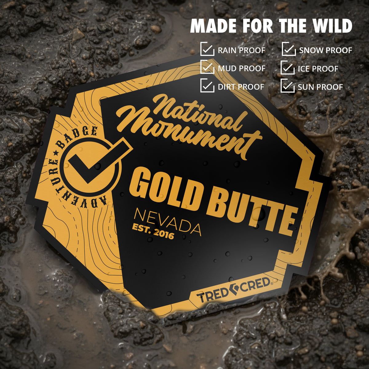 Sticker: Gold Butte National Monument