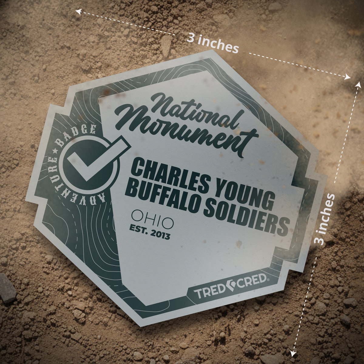 Sticker: Charles Young Buffalo Soldiers National Monument