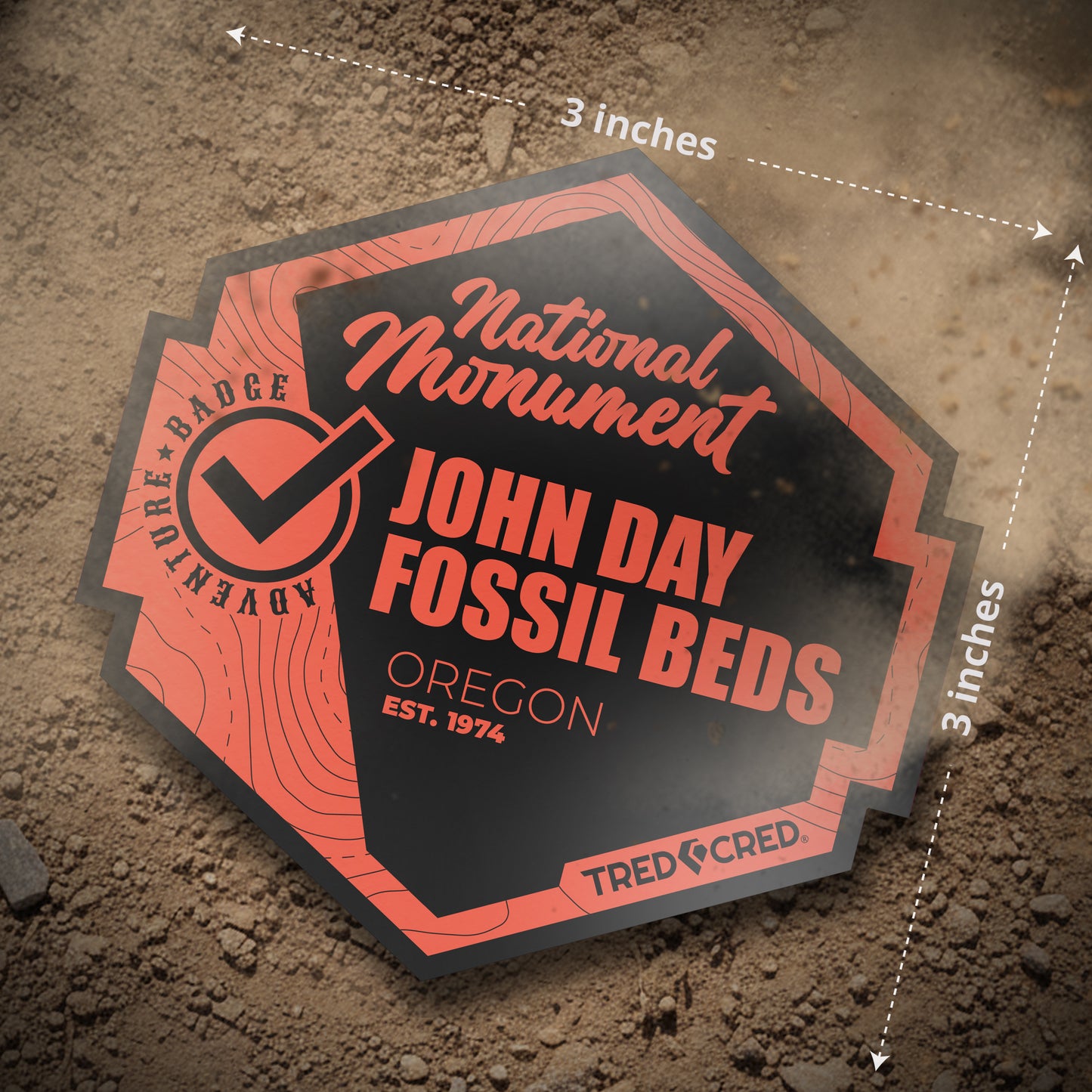 Sticker: John Day Fossil Beds National Monument