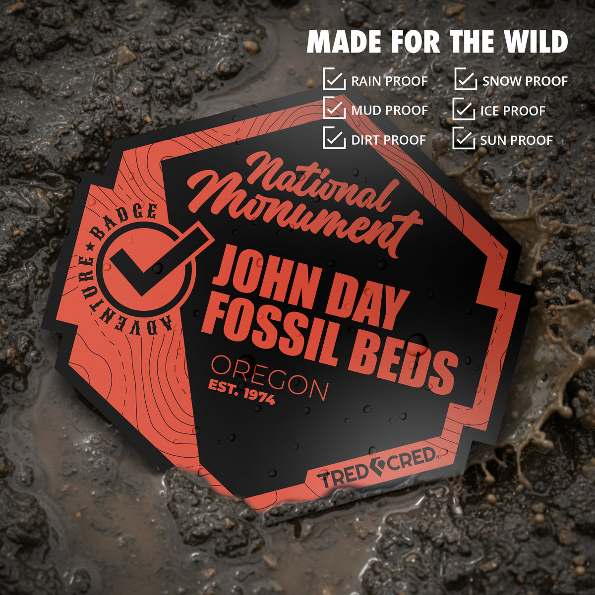 Sticker: John Day Fossil Beds National Monument