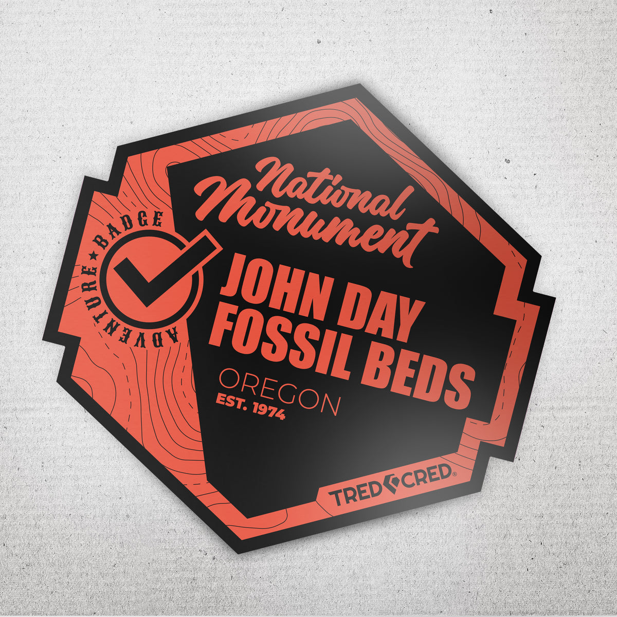 Sticker: John Day Fossil Beds National Monument
