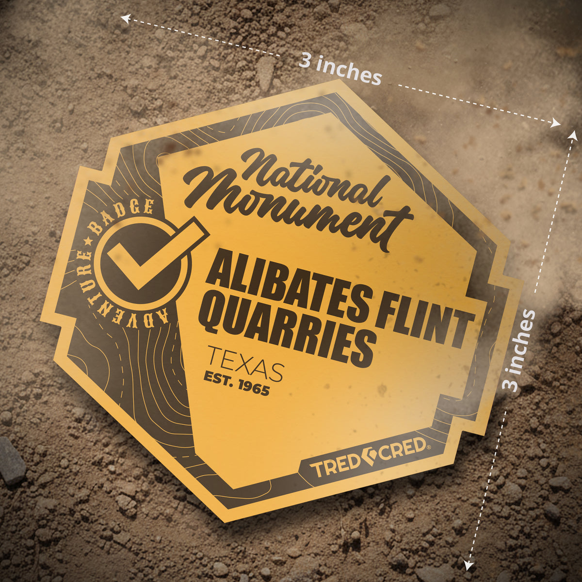Sticker: Alibates Flint Quarries National Monument