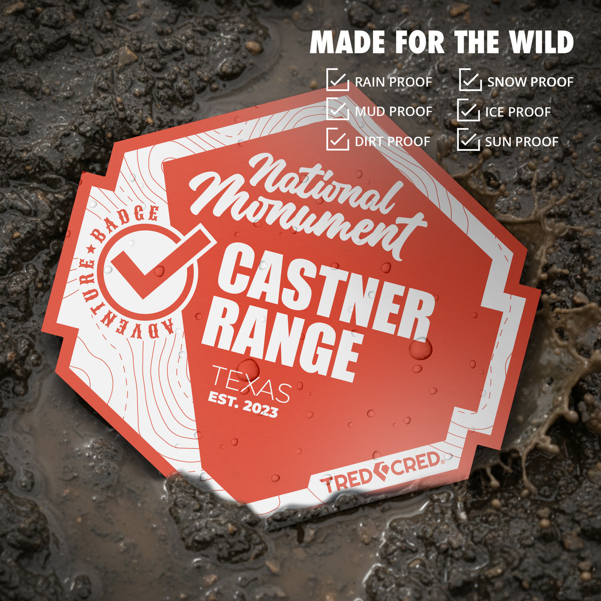 Sticker: Castner Range National Monument
