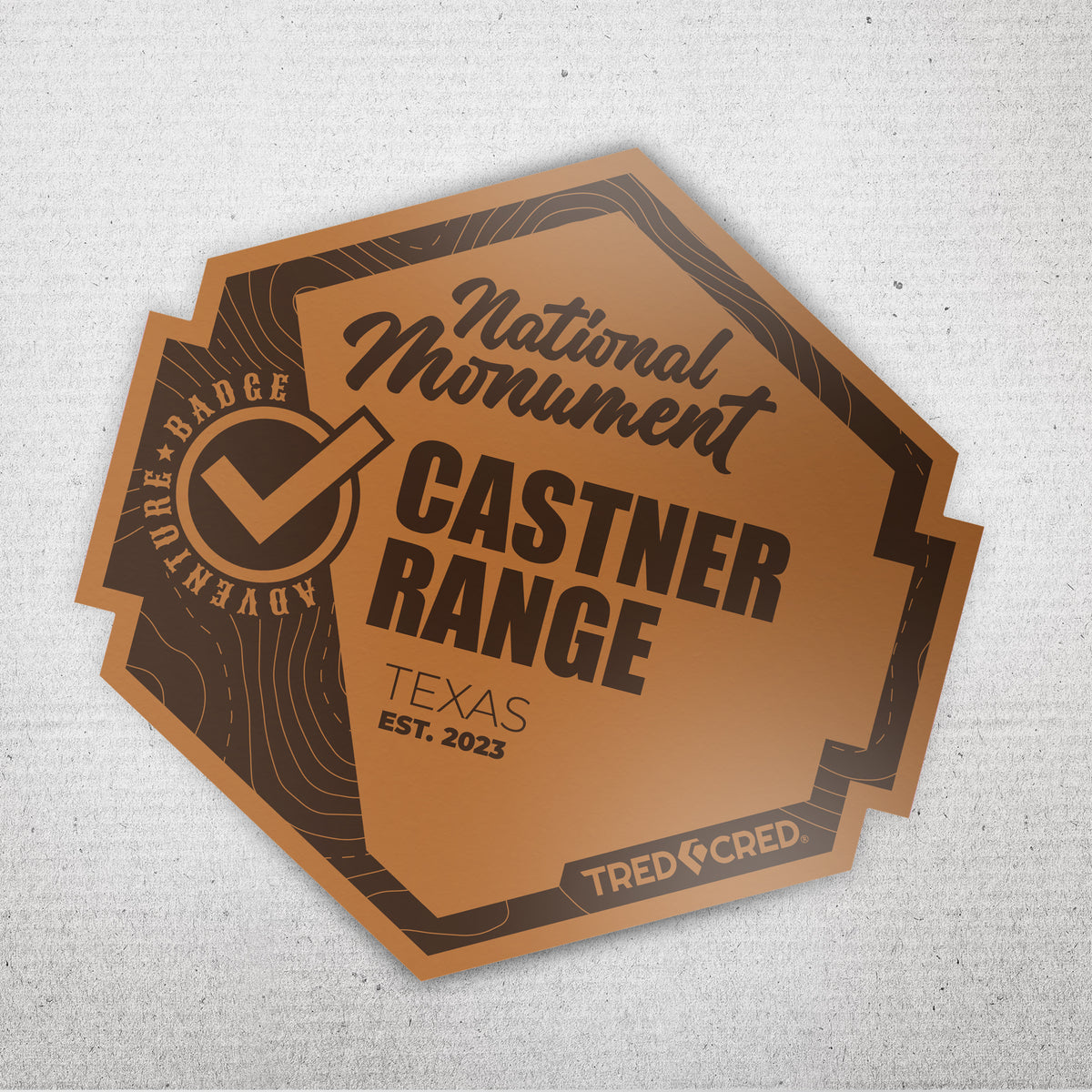 Sticker: Castner Range National Monument