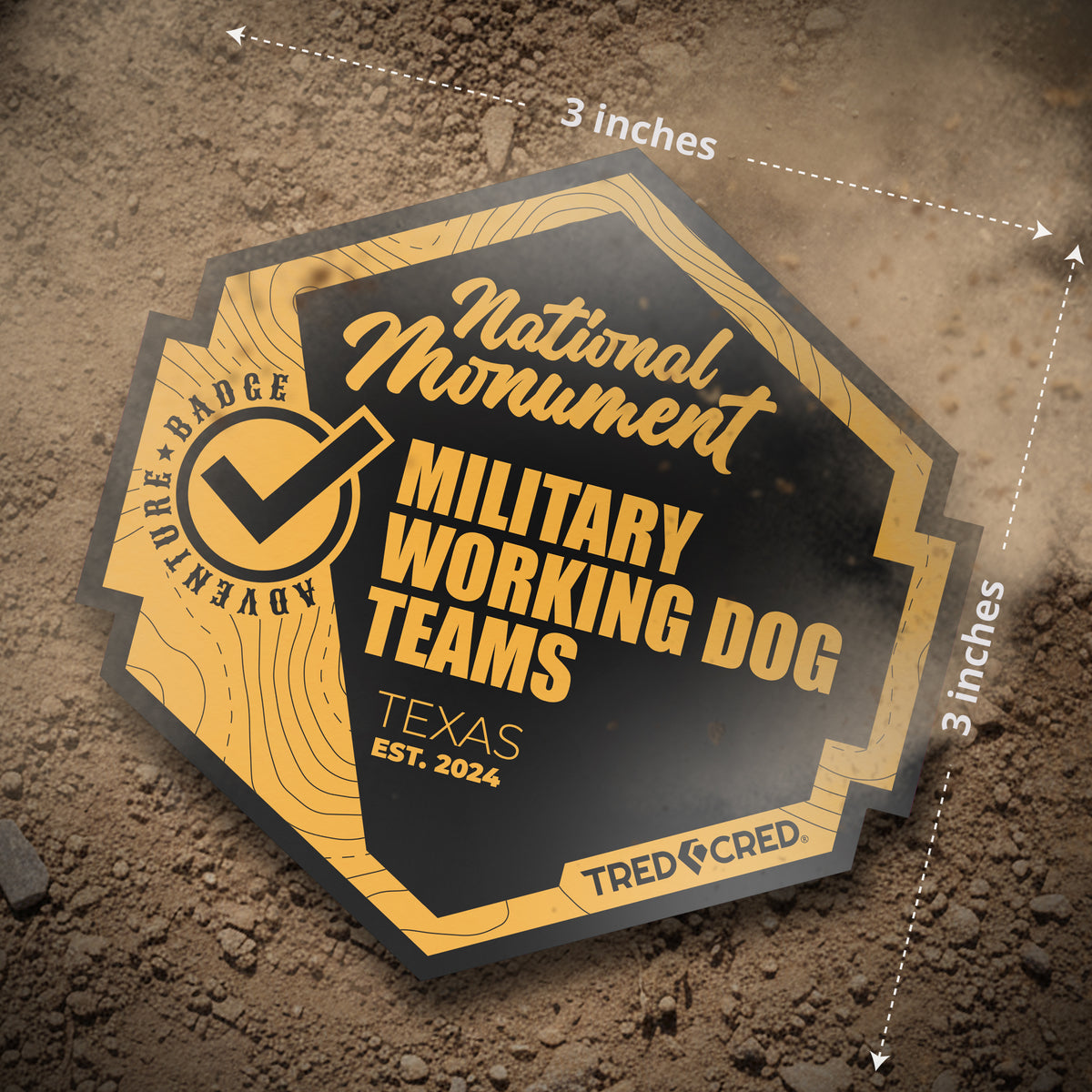 Sticker: Military Working Dog Teams National Monument