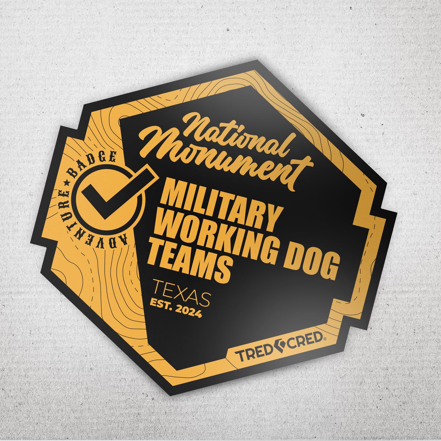 Sticker: Military Working Dog Teams National Monument
