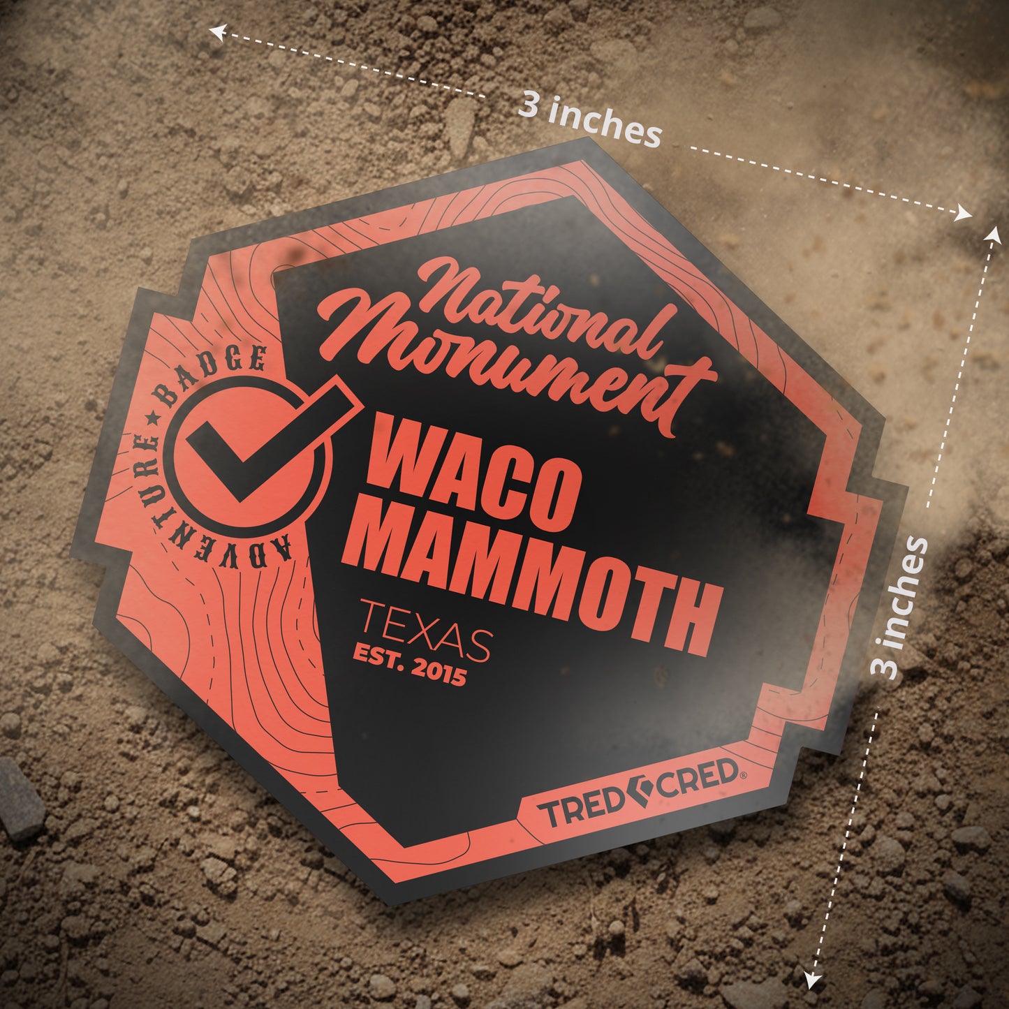 Sticker: Waco Mammoth National Monument