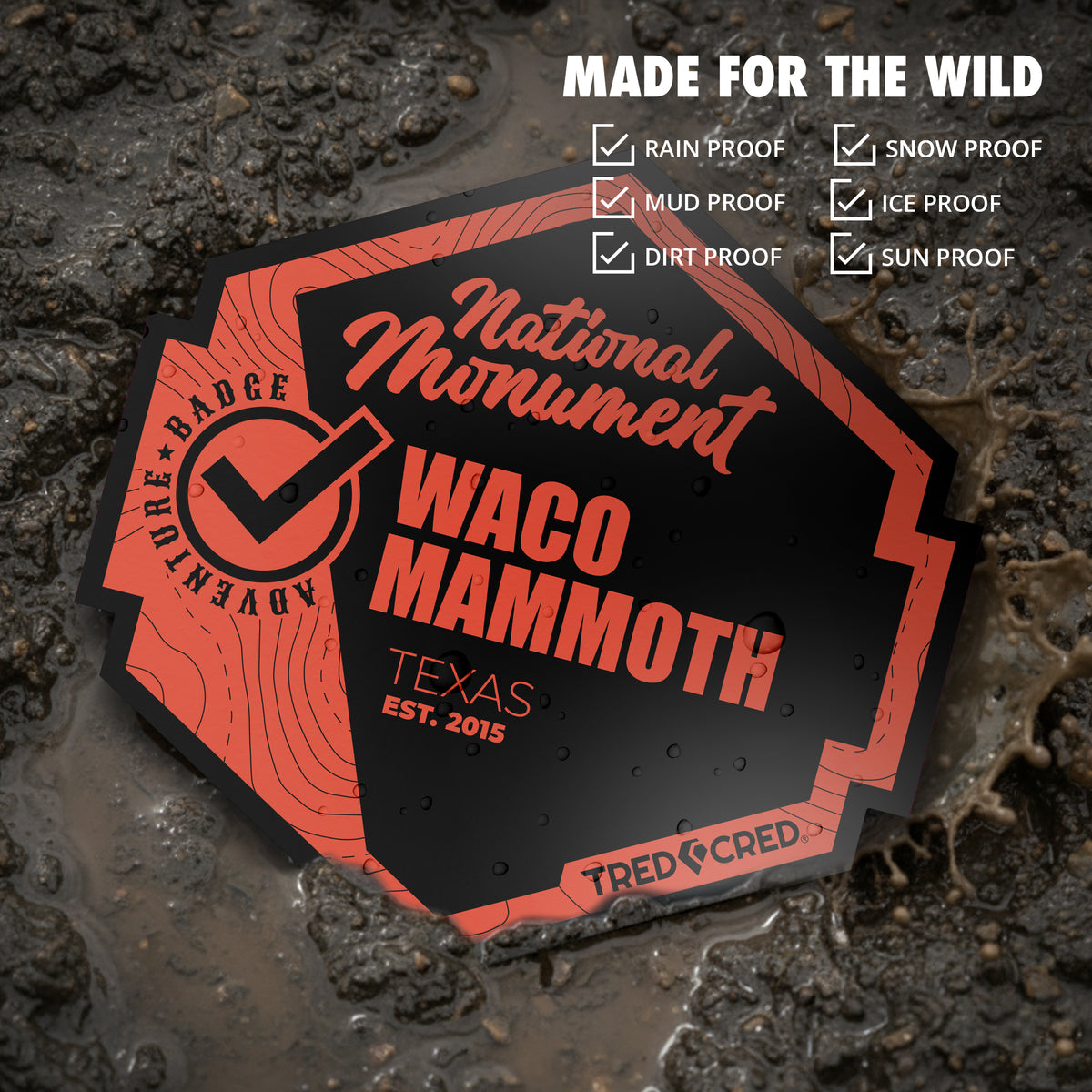 Sticker: Waco Mammoth National Monument