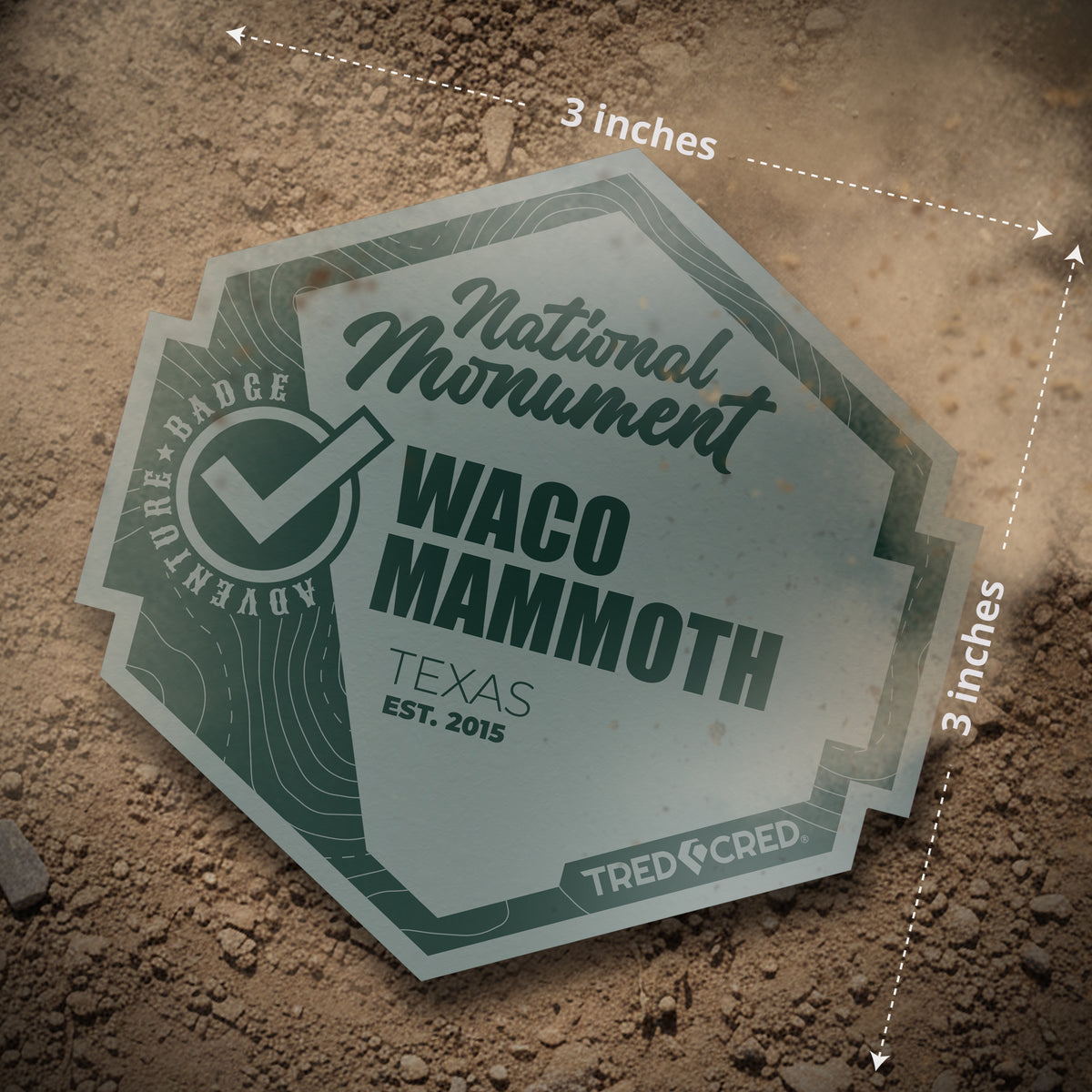 Sticker: Waco Mammoth National Monument