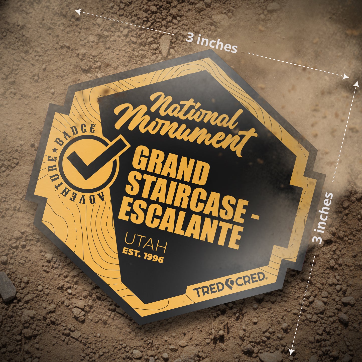Sticker: Grand Staircase - Escalante National Monument