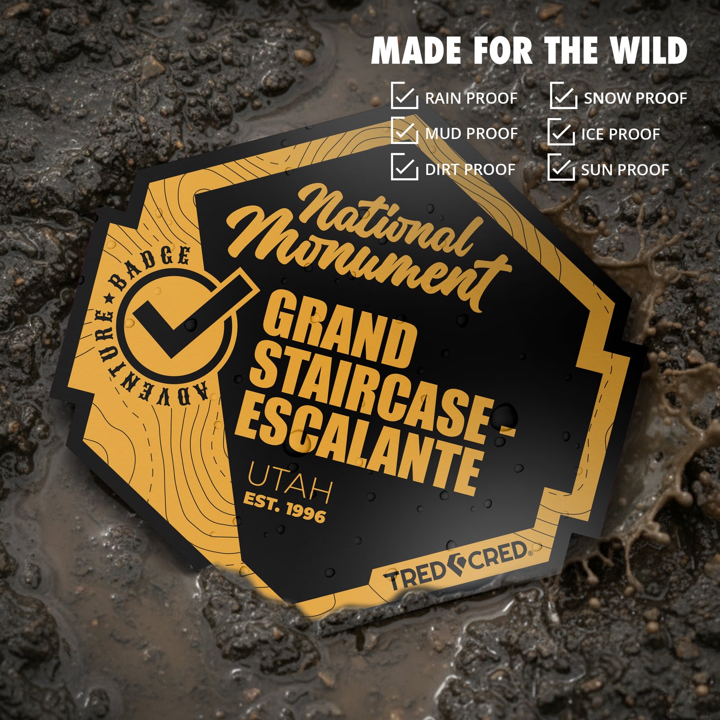 Sticker: Grand Staircase - Escalante National Monument
