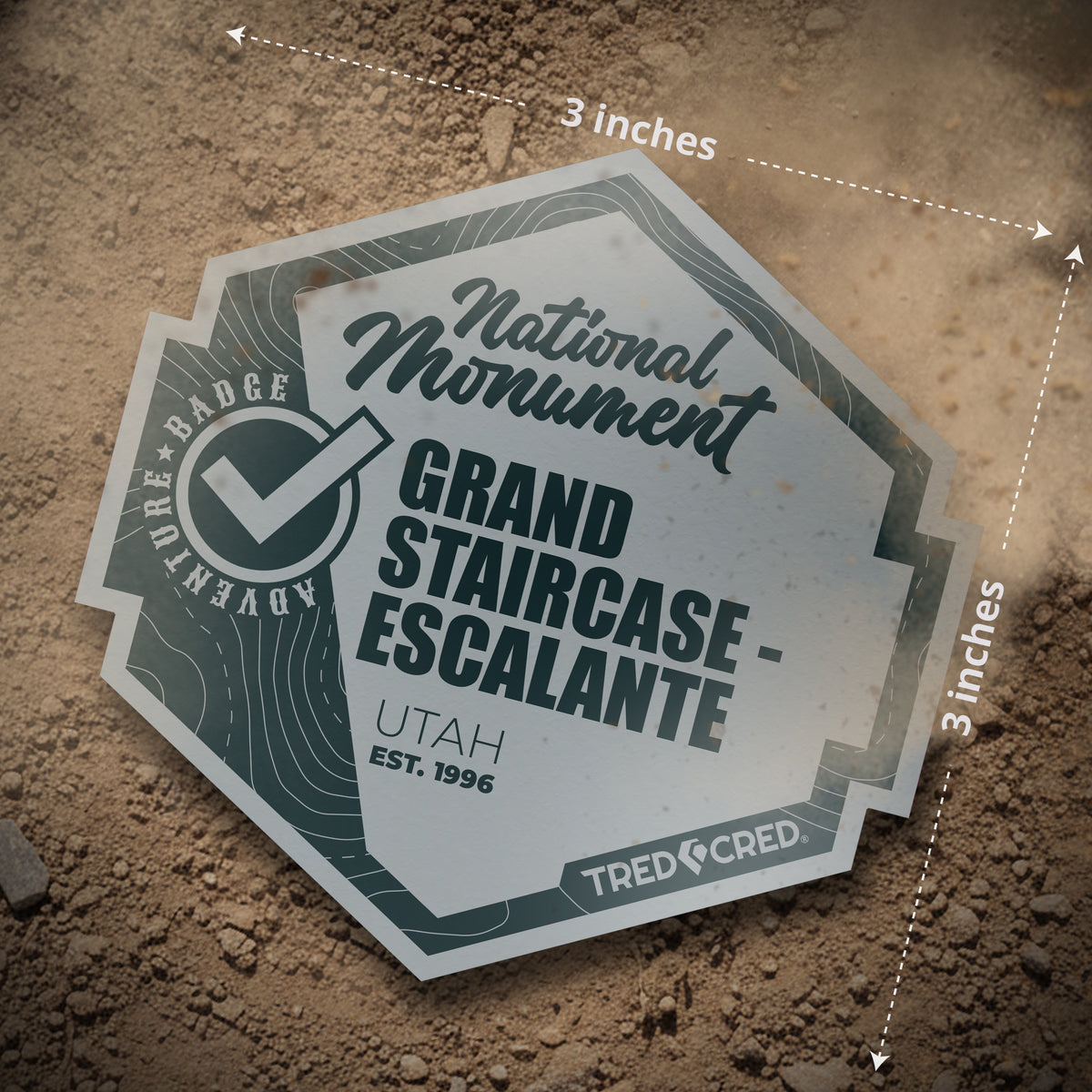 Sticker: Grand Staircase - Escalante National Monument