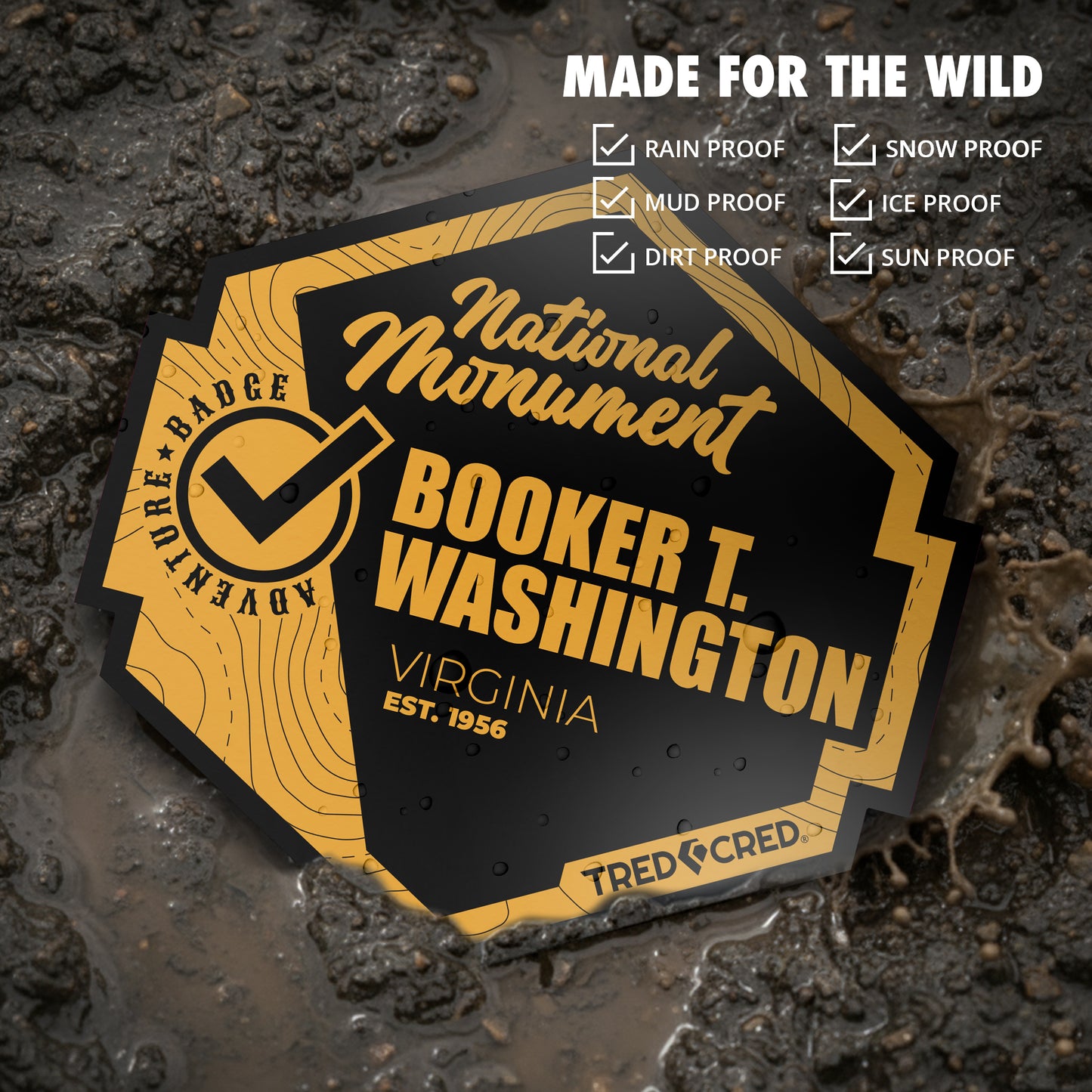 Sticker: Booker T. Washington National Monument
