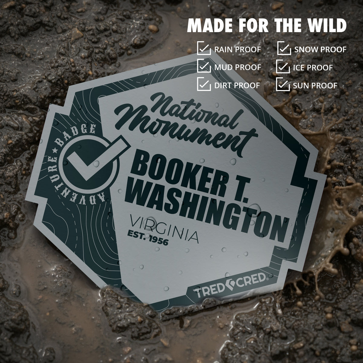 Sticker: Booker T. Washington National Monument