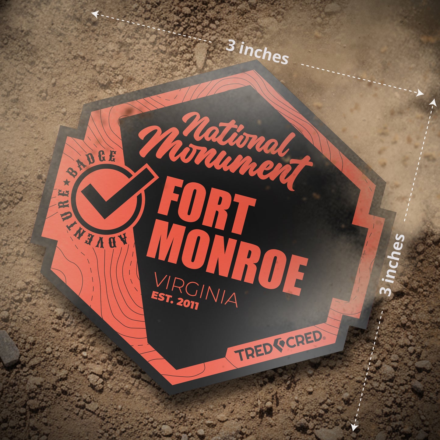 Sticker: Fort Monroe National Monument