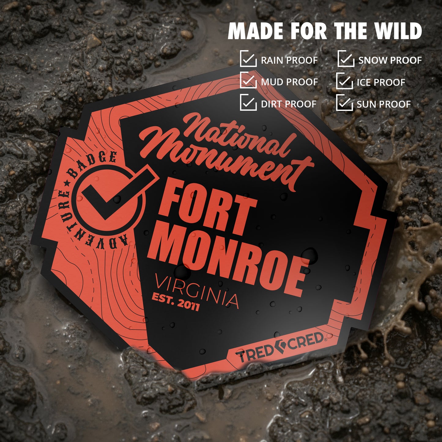 Sticker: Fort Monroe National Monument