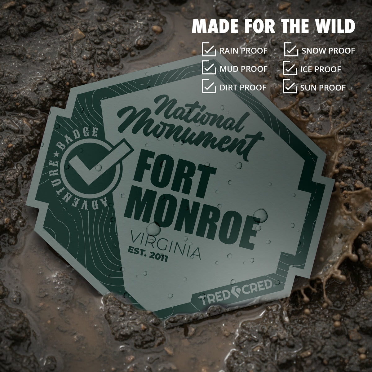 Sticker: Fort Monroe National Monument